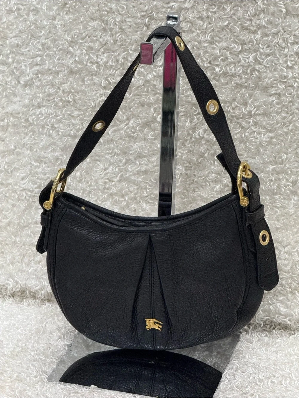 Burberry Black Hobo Bag